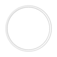 LED bulkhead rond 250P, 10.5W, 1220 lumen, 3000K/4000K schakelbare CCT, IK10, Witte aluminium behuizing