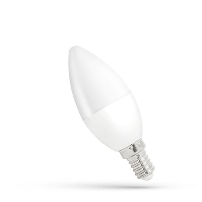 Spectrum LED lamp E14 C37 1W vervangt 10W 4000K helder wit licht energiezuinig en duurzaam
