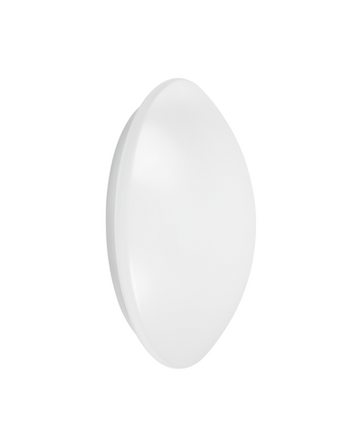 LED Plafond- en Wandlamp IP44 Bulkhead 13W 920 lumen 3000K Warm Wit Ø250mm Wit IK03