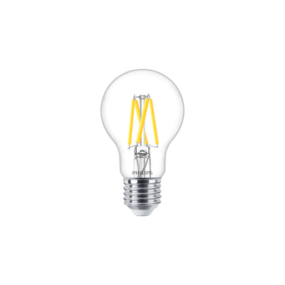 Philips MAS LEDBulb 3.4W E27 Warm Glow 2200K-2700K Verre Transparent A60 Variable 470 lumens 90CRI