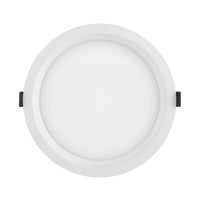 Spot encastré LED Alu DN200 25W 2250 lumens 3000K Blanc Chaud 215mm IP44