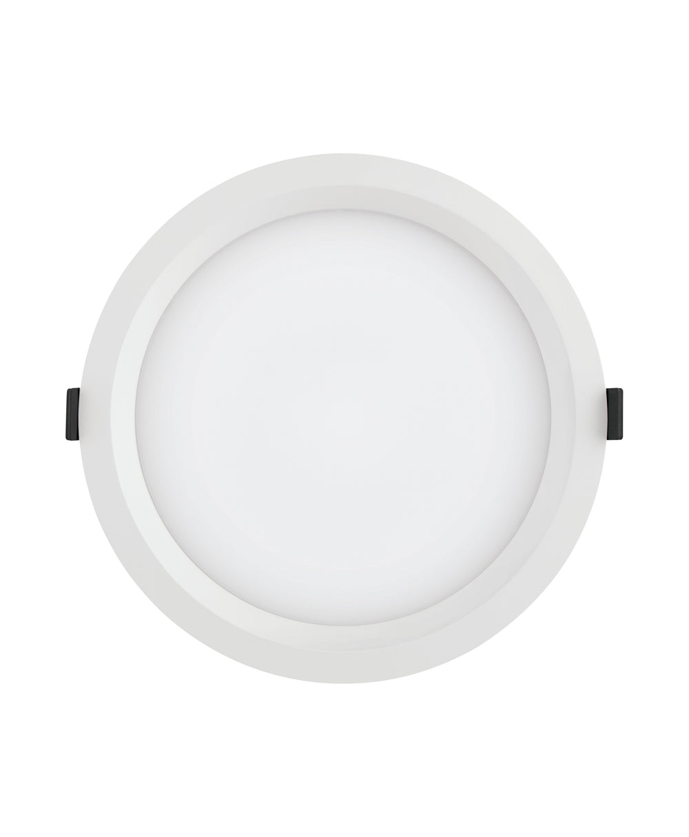 Spot encastré LED Alu DN200 25W 2250 lumens 3000K Blanc Chaud 215mm IP44