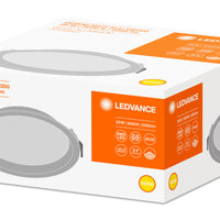 Spot encastré LED Alu DN200 25W 2250 lumens 3000K Blanc Chaud 215mm IP44