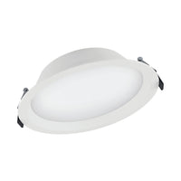 Spot encastré LED Alu DN200 25W 2250 lumens 3000K Blanc Chaud 215mm IP44