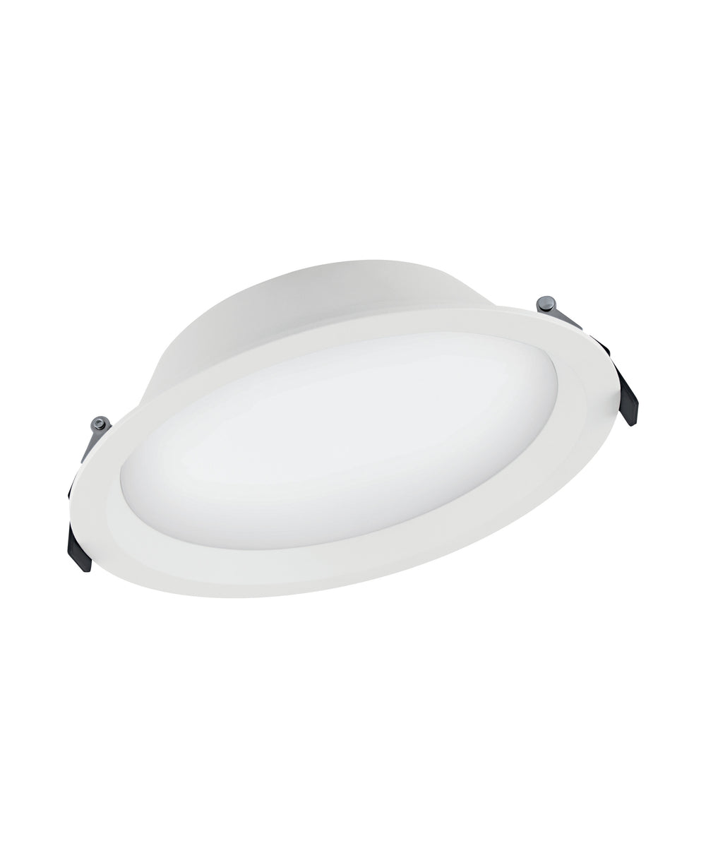 Spot encastré LED Alu DN200 25W 2250 lumens 3000K Blanc Chaud 215mm IP44