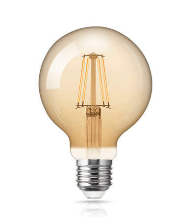 Lcb LED filamentlamp E27 G125 6W 2200K extra warm wit - 60mm dimbare bol