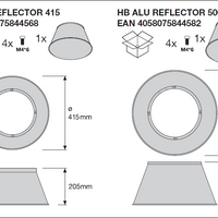 LED Highbay Gen 5 Zwart Aluminium 150W 4000K 26700 lumen IP66 1-10V dimbaar 110D