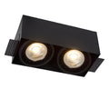 Lucide inbouwspot zwart GU10 naadloos ontwerp