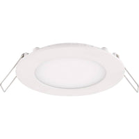 Spot encastré LED LCB rond aluminium 10.5W 3000K blanc chaud IP20 CRI 80 découpe 74mm 220-240V CE RoHS
