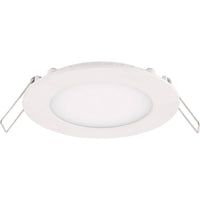 Spot encastrable LED rond aluminium 3W remplace 25W 3000K lumière blanc chaud