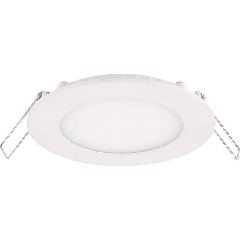Spot encastrable LED rond aluminium 3W remplace 25W 3000K lumière blanc chaud