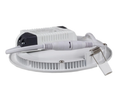 Spot encastré LED LCB rond Aluminium 10,5W 3000K blanc chaud IP20 CRI 80 découpe 74mm CE RoHS