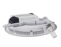 Spot encastré LED LCB rond aluminium 10.5W 3000K blanc chaud IP20 CRI 80 découpe 74mm 220-240V CE RoHS