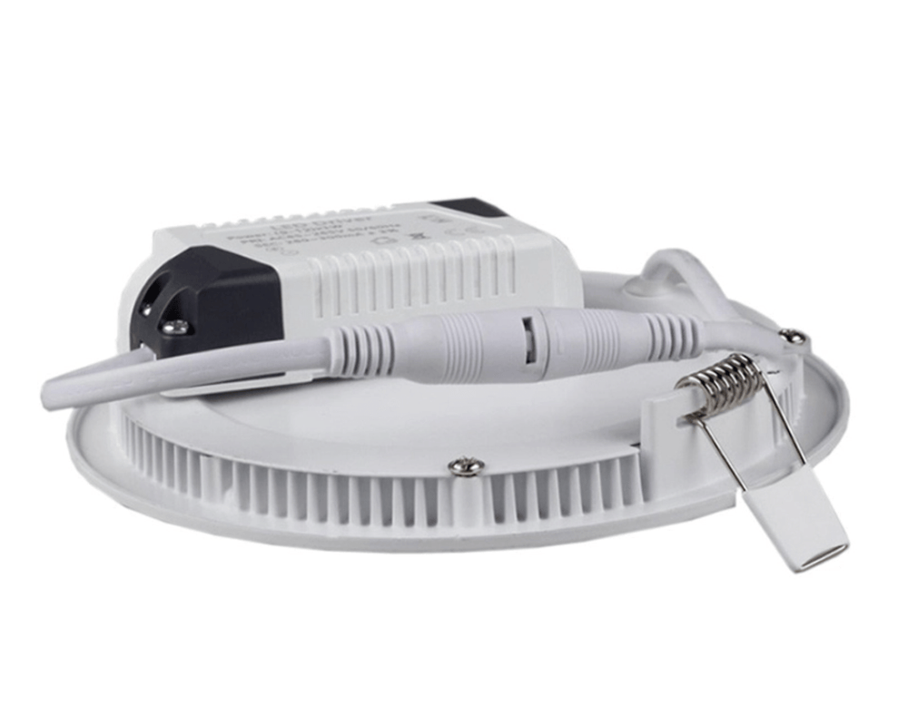 Spot encastrable LED rond aluminium 3W remplace 25W 3000K lumière blanc chaud