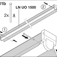 Barre de montage LED Linéaire Ultra Puissance 46W 4000K 5500 lumens 150cm Blanc Froid
