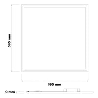 led paneel 60x60cm ip65 vochtbestendig 36w 4320 lumen 4000k koel wit ugr22 opaal