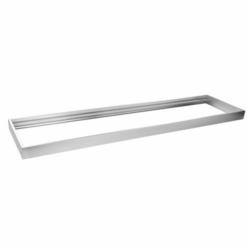 Panneau LED LCB 60x30cm cadre en aluminium argenté hauteur 5cm