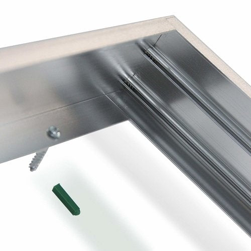Panneau LED LCB 60x30cm cadre en aluminium argenté hauteur 5cm