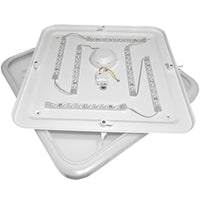 Spectrum LED plafondlamp 36W 230V opbouw IP20 3000K 2600 lumen Witte behuizing 430x430 mm