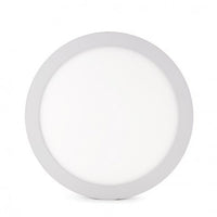 Plafonnier rond LED Spectrum 18W 1900 lumens 4000K en saillie ou encastré Blanc IP20 IK06 230V