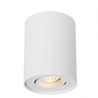 Spot encastré de plafond rond à LED blanc avec douille GU10 réglable