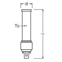 Lampe LED PLC 7W 840 Blanc Froid G24D-2 2 broches, 230V, remplace CFL 18W, éclairage économe en énergie pour vous