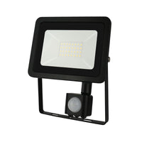 Projecteur LED Spectrum avec capteur - éclairage à détecteur de mouvement économe en énergie pour usage extérieur, 30W IP44, couleur de lumière optionnelle, garantie de 3 ans
