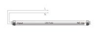 LCB Tube LED T8 120cm 18W 3040 lumens 3000K Blanc Chaud EM Remplacement du néon 36W, CRI 80, IP20, Garantie 5 ans