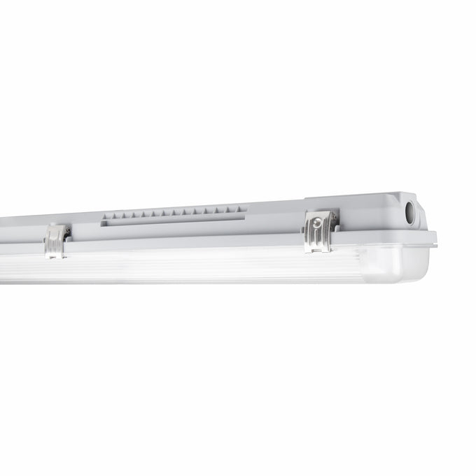 Support réglettes LED TL 60cm étanche IP65 pour deux tubes LED