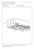 Lucide trimloze inbouwspot 2xGU10 witte LED lamp IP20