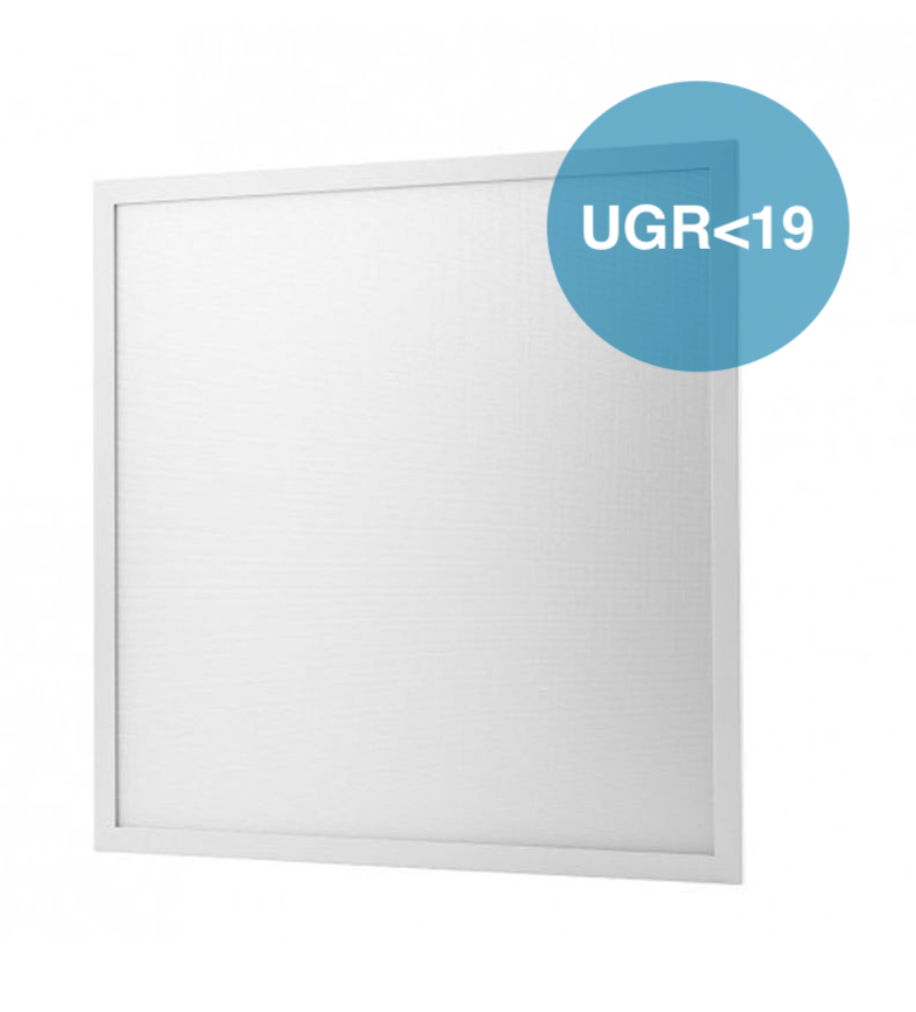Panneau LED Tsong 60x60cm Pro Slim Line 36W 4320 lumens 3000K Blanc Chaud UGR19 Puce Philips IP20 CE RoHS