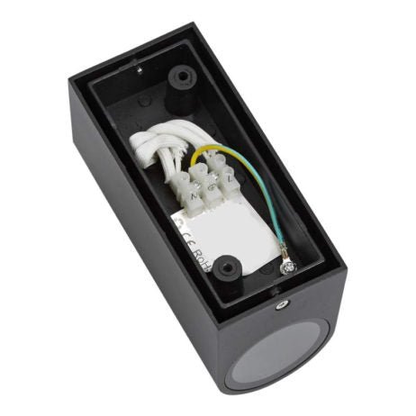 LED Applique Murale Extérieure |Up and Down -|Noir| GU10