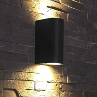 LED Applique Murale Extérieure |Up and Down -|Noir| GU10