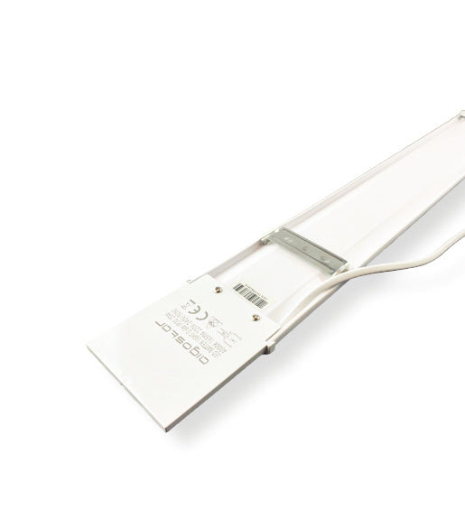 Réglette LED Spectrum 60cm, 18W 230V, 3000K blanc chaud, 2100 lumens, faisceau 120°, IP20 Boîtier blanc