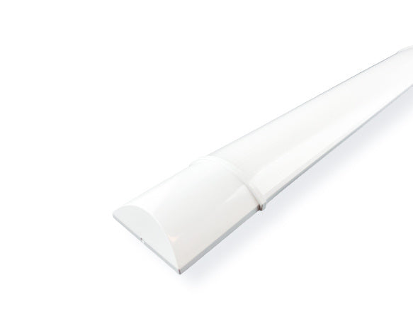 Réglette LED Spectrum 60cm, 18W 230V, 3000K blanc chaud, 2100 lumens, faisceau 120°, IP20 Boîtier blanc