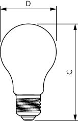Ampoule LED Philips E27 927 A60 2700K blanc chaud 1521 lumen