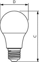 Ampoule LED Philips CorePro 4.9W E27 2700K 470 lumen lumière blanc chaud