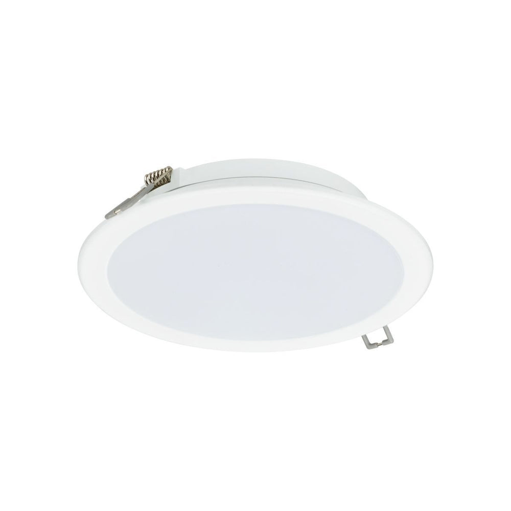 Philips Downlight LED 12W 1200 lumens 3000K 220-240V 110° Rond Blanc IP20/IP44 ⌀175mm découpe 150mm