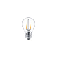Philips CorePro LED P45 lamp E27 2W 2700K warm wit 250 lumen helder niet dimbaar