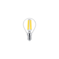 Ampoule Lustre LED Philips E14 P45 3.4W Équivalent 40W 2700K Blanc Chaud 470 lumens Claire CRI 90 Variable