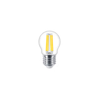 Ampoule Philips LED P45 Claire E27 3.4W Équivalent 40W 2700K Blanc Chaud 470 lumens CRI 90 Gradable