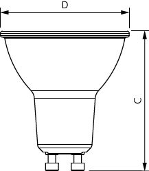 Philips MASTER Value LED Spot GU10 3.7W 2200-2700K Warm Glow 270 lumen 36° Bundel Dimbaar 220-240V