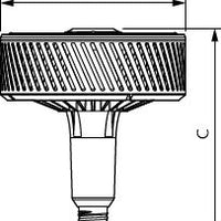 Philips TForce Lampe LED Highbay 95W E40 4000K Blanc froid 13000 lumens Faisceau 120° 220-240V CE RoHS