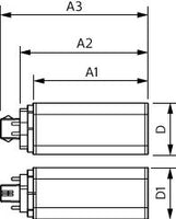 Philips CorePro LED PLT HF 6.5W GX24q-2 3000K 720 lumens lampe de rechange 4 broches