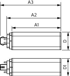 Philips CorePro LED PLT HF 9W 4000K GX24q-3 4P lampe, 1100 lumens, IRC 82, finition mate, faisceau 120°