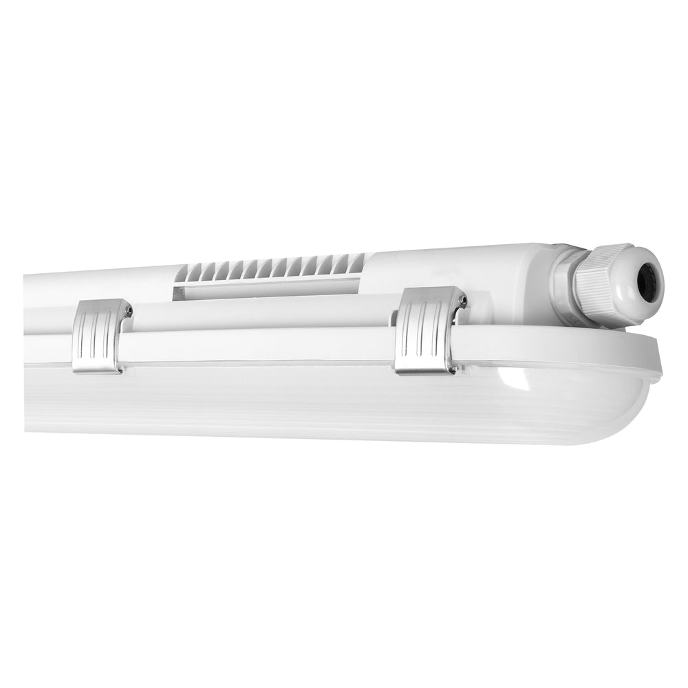 Ledvance Luminaire LED Étanche 1500mm 46W 3000K 5750 lumens IP65 IK08 Gris Montage en Saillie ou Suspendu