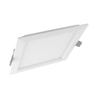 Ledvance Downlight Slim Vierkant 6W 3000K Warm Wit Inbouw Plafond LED IP20 420 lumen Witte Afwerking