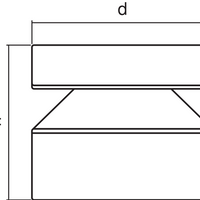 Ledvance ENDURA Style Cylinder Buiten LED Plafondlamp 6W 3000K IP44 Roestvrijstaal