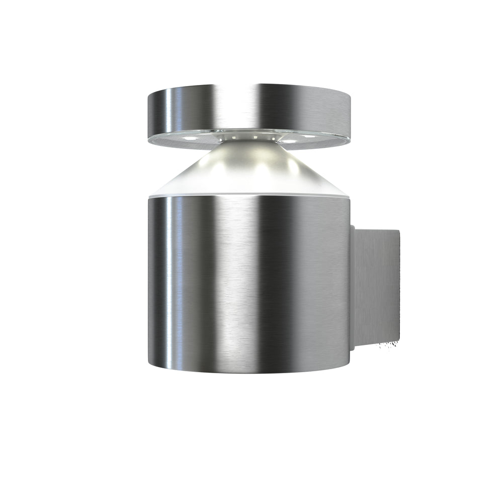 Ledvance ENDURA Style Cylinder Wand LED Lamp 6W 3000K IP44 Roestvrij Staal Buiten Opbouw