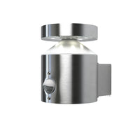 Ledvance ENDURA Style Applique Murale Cylindre avec Capteur LED Extérieur 6W 3000K Acier Inoxydable IP44